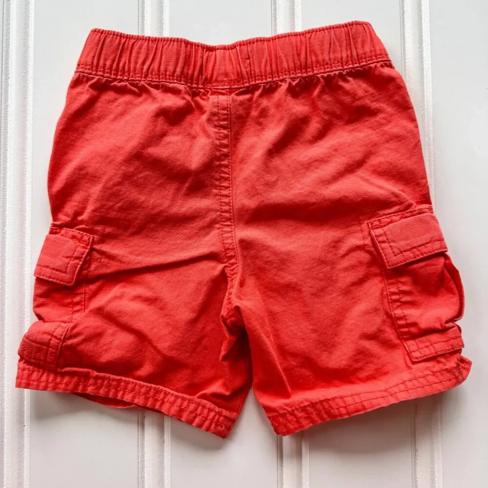 4/$10 - Children's Place Toddler Coral Cotton Cargo Shorts | 2T